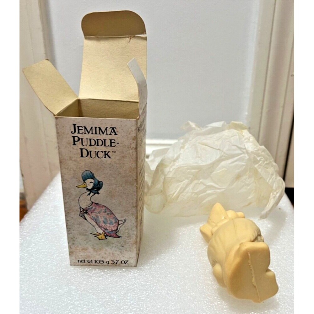 Crabtree & Evelyn Jemima Puddle-Duck Soap Kids 3.7oz Cream NEW Vintage 1982 Box - Picture 8 of 12